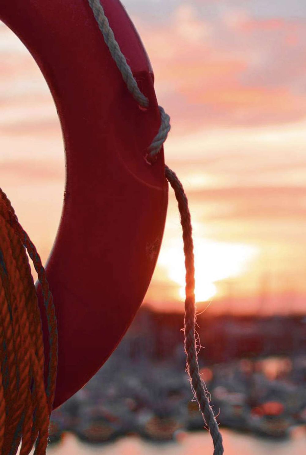 Sunset over the harbour